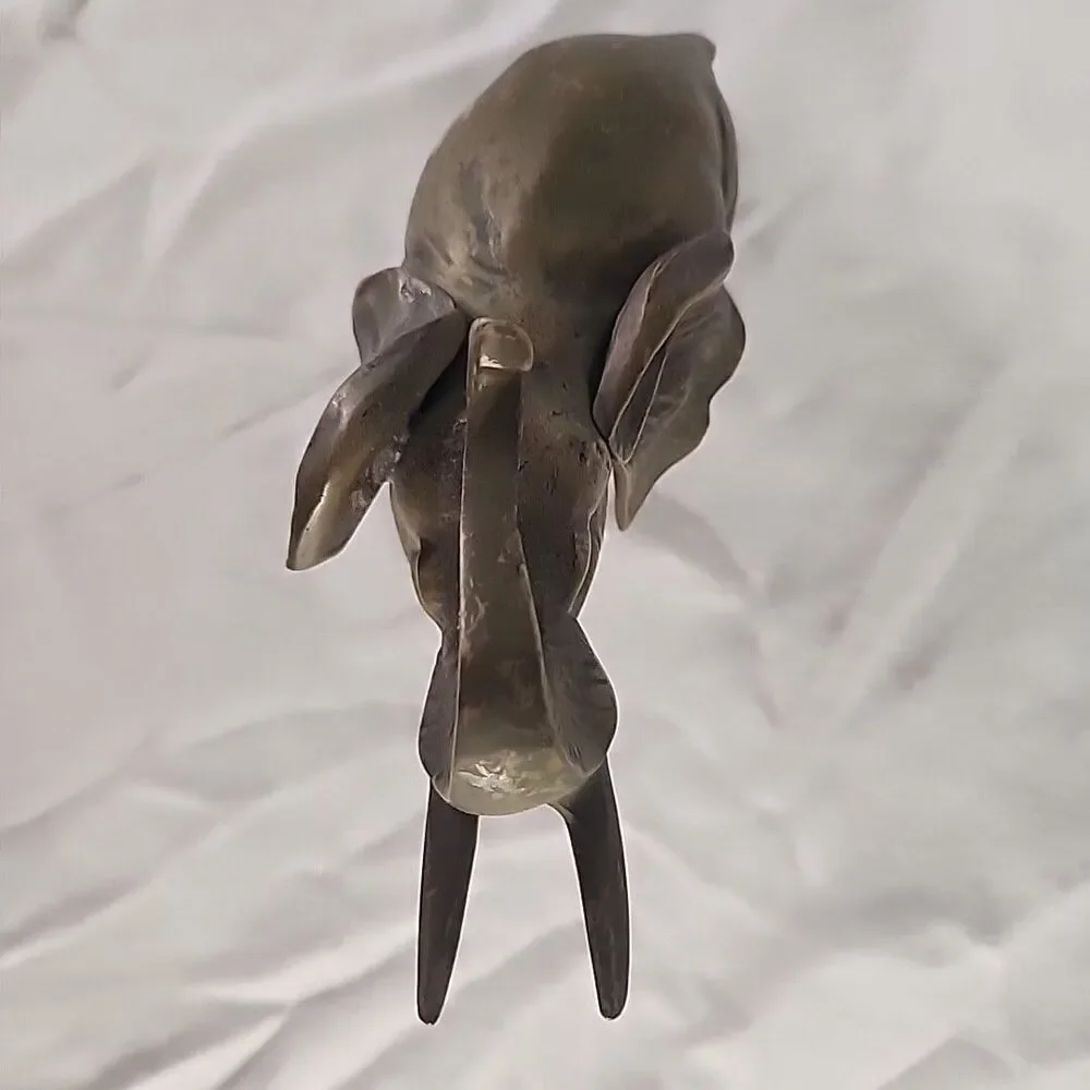 Statue Brass Elephant Solid 5.5